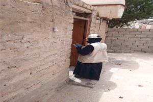 الباحثات الميدانيات يواصلن تنفيذ مسح ميزانية الأسرة في الغيضة 