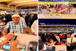 طيران عدن تدشن رحلات الدمام – عدن باستقبال احتفالي للمسافرين