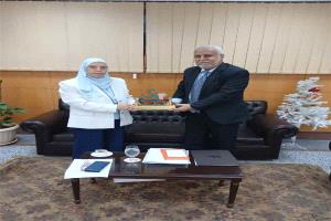 جامعة العرب تبحث تعزيز التعاون الأكاديمي مع جامعة 6 أكتوبر المصرية