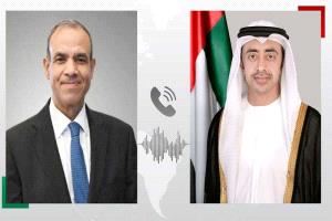 عبدالله بن زايد يبحث مع وزير خارجية مصر الأوضاع في المنطقة