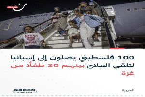 إسبانيا تستقبل دفعة جديدة من أطفال غزة للعلاج ضمن برنامج إجلاء طبي إنساني