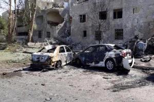 ارتفاع حصيلة ضحايا تفجير المقهى بدمشق إلى 10 قتلى و21 جريحاً