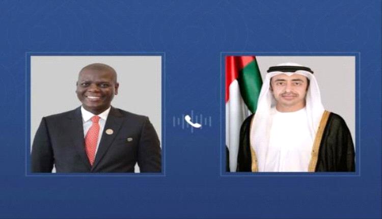 وزيرا خارجية الإمارات وجنوب أفريقيا يبحثان التطورات الإقليمية وتعزيز التعاون المشترك