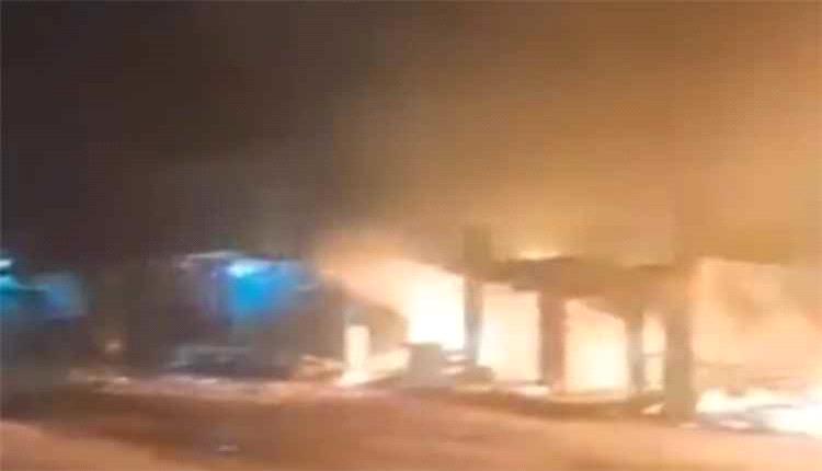 حريق يلتهم عدداً من محال سوق قانية بالبيضاء ويخلّف خسائر كبيرة