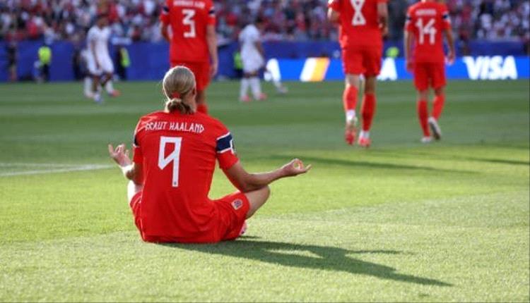 فرحة أهداف هالاند تهز الأرض في النرويج خلال مواجهة العراق بالمونديال