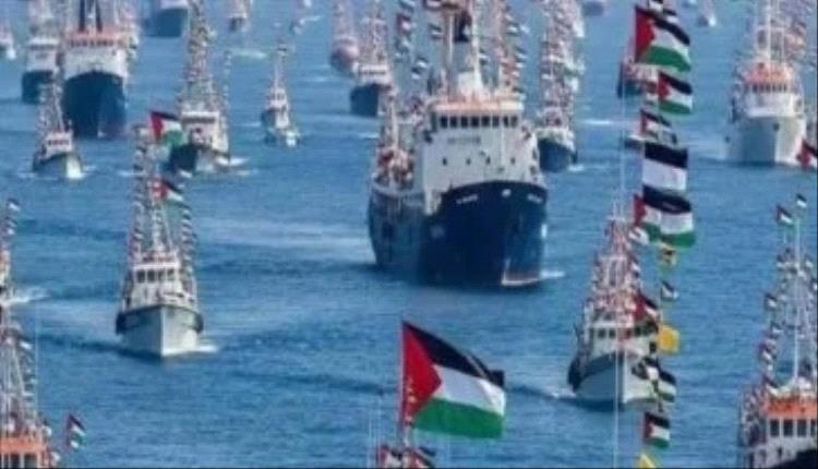 خارجية حكومة البرلمان تعلن بدء ترحيل قافلة الصمود 2 المتجهة إلى غزة