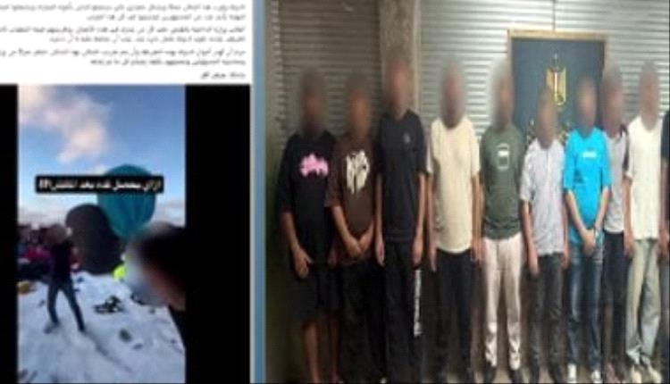 الداخلية تضبط 10 متهمين بتخريب مقاعد في منطقة ترفيهية بالعاصمة الإدارية الجديدة