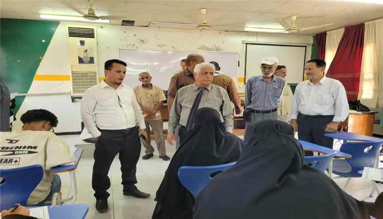 جامعة لحج تدشن امتحانات الفصل الثاني بكلية صبر وسط إجراءات تنظيمية مشددة