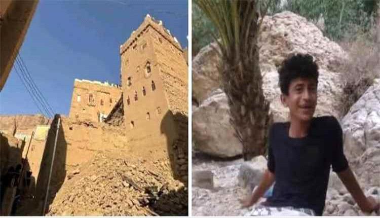 وفاة شاب وإصابة اثنين بانهيار جدار منزل قديم في وادي دوعن