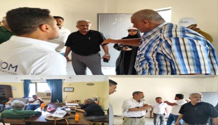 التعليم الفني بعدن يشيد بدعم منظمة الهجرة الدولية لمشروع تأهيل معهد المنصورة