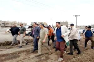وزير الأشغال ومحافظ لحج يدشّنان حزمة مشاريع للبنية التحتية لقطاع النقل