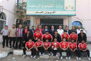 تكريم بعثة منتخب كرة اليد بعد إحراز برونزية بطولة دولية في بنغلاديش