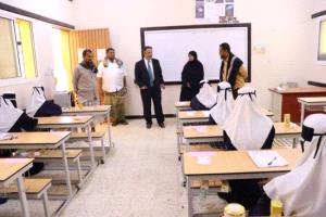رئيس انتقالي أبين يطلع على سير اختبارات الثانوية العامة في زنجبار وجعار