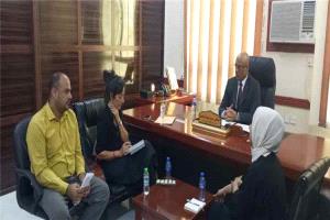 النيابة العامة في عدن تبحث مع خبير أممي ملفات حقوقية وقانونية