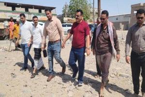 الداؤودي يدشن مشروع إعادة تأهيل دوار بئر فضل في شارع الخمسين بالمنصورة
