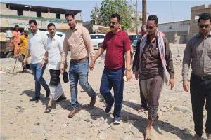 انطلاق مشروع لتطوير وتجميل دوار بئر فضل في مديرية المنصورة بعدن