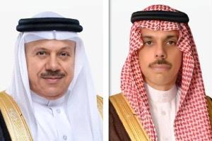 وزير الخارجية السعودي يبحث مع نظيره البحريني مستجدات الأوضاع الإقليمية