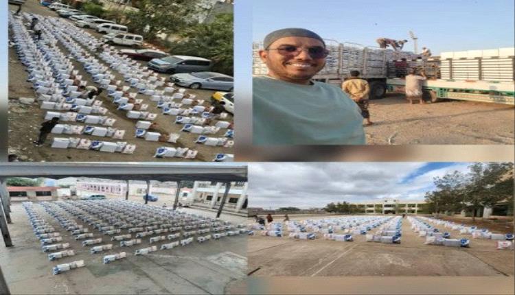 مبادرة العبيدي توزع 1000 سلة رمضانية للأسر المحتاجة بدعم القوات المشتركة