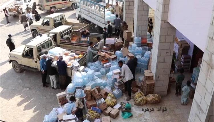 قافلة الشعيب الرمضانية تنطلق لدعم صمود المقاتلين في الضالع