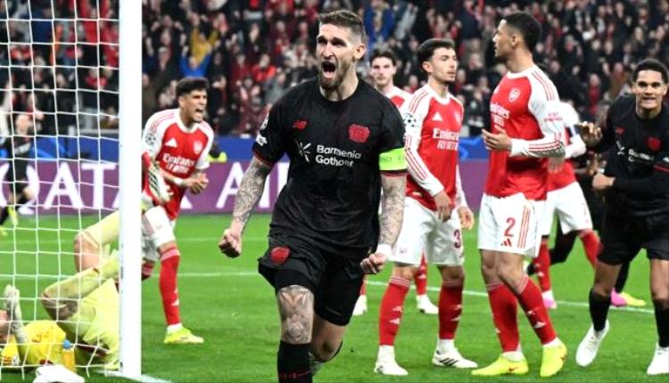 آرسنال ينجو بركلة جزاء في باير ليفركوزن بدوري الأبطال