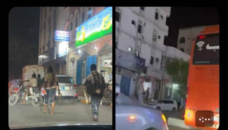 فوضى مسلحة في المكلا .. تفاصيل