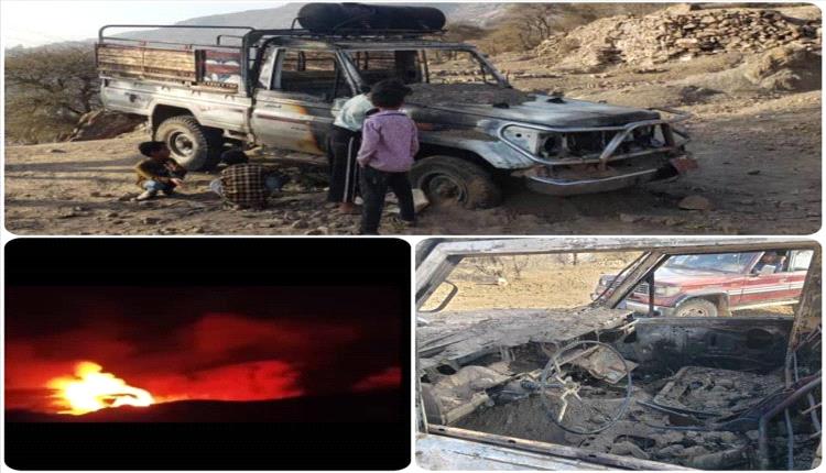 احتراق سيارة مصدر رزق في الضالع.. مناشدات بالدعم"