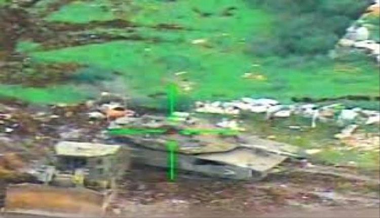 حزب الله يضرب دبابات ميركافا في جنوب لبنان