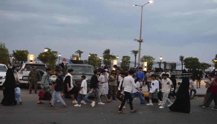 عدن تشهد انتشارًا أمنيًا مكثفًا لقوات الطوارئ والدعم خلال عيد الفطر