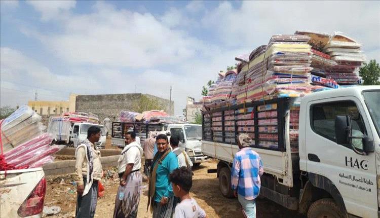 الخلية الإنسانية تتدخل لإنقاذ متضرري السيول بالمخا وموزع”