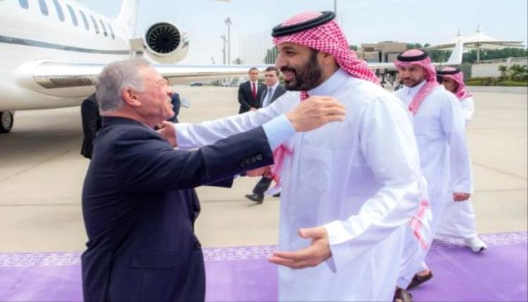 ولي العهد السعودي يستقبل قادة الأردن وقطر في جدة