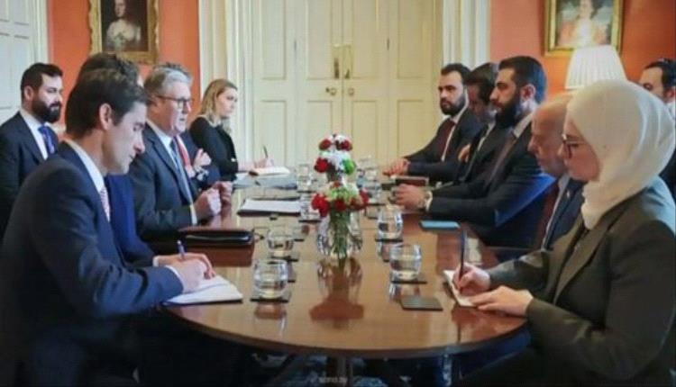 الشرع وستارمر يبحثان تعزيز الشراكة السورية-البريطانية