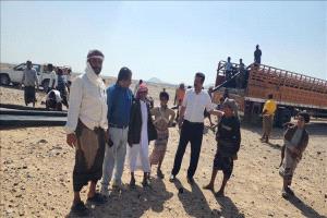 تدشين استلام أنابيب مشروع مياه بئر علي بشبوة بطول شبكة يتجاوز 60 كيلومتراً