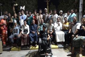 تتويج إسحاق عوض ببطولة الأبطال في مصارعة الذراعين بالمكلا