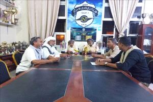 تحضيرات متواصلة لانطلاقة بطولة كأس رئيس نادي أهلي الغيل لكرة القدم
