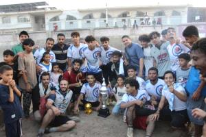 نجوم التحدي يتوج بطلاً لبطولة شهداء وفقداء الشيخ عثمان السادسة