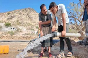 لحج.. مشروع مياه وادي ذي ردم ينهي معاناة العطش بدعم 