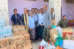 مديرية جحاف تطلق قافلة غذائية لدعم أبطال القوات الجنوبية