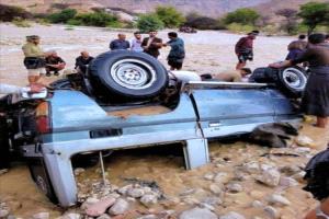 أمطار تتحول إلى سيول مدمّرة.. طرق متضررة ومركبات تجرفها المياه