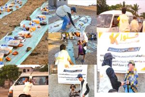 كنوز تختتم مبادرات رمضان في عدن بـ3 آلاف وجبة وتمور للأسر المحتاجة