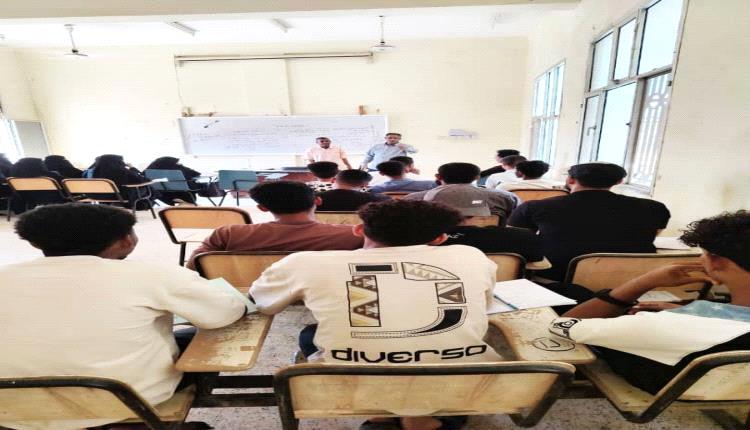 كلية الزراعة بلحج تتفقد سير العملية التعليمية وتستعرض احتياجاتها الأكاديمية