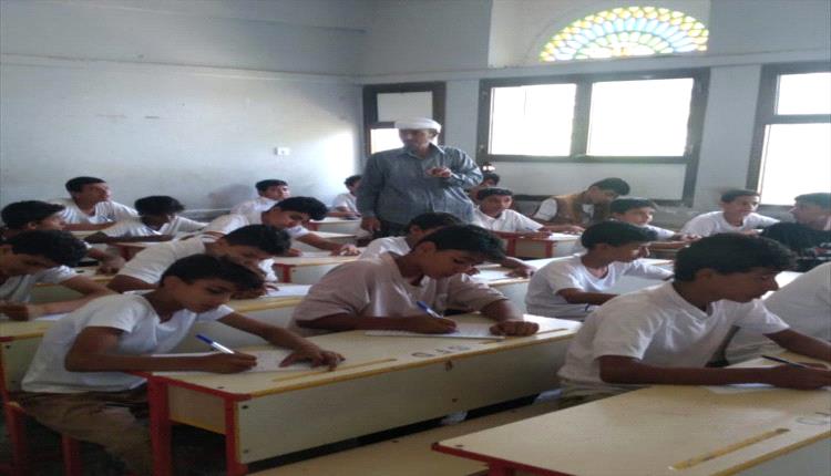 متابعة ميدانية لامتحانات نهاية العام في مدارس مودية بأبين