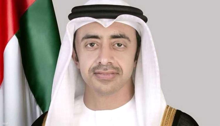 عبدالله بن زايد يبحث مع وزراء خارجية تداعيات اعتداءات إيران