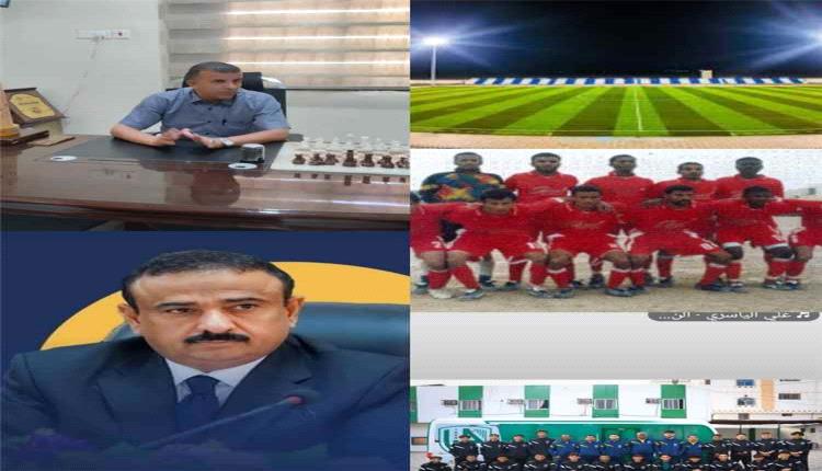 تدشين إنارة ملعب الفقيد ناصر الخليفي بعتق بمواجهة كروية تجمع وحدة عدن وتضامن شبوة