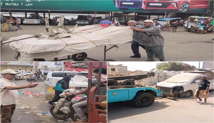 استمرار حملة إزالة المظاهر العشوائية في المنصورة للحفاظ على المظهر الحضاري