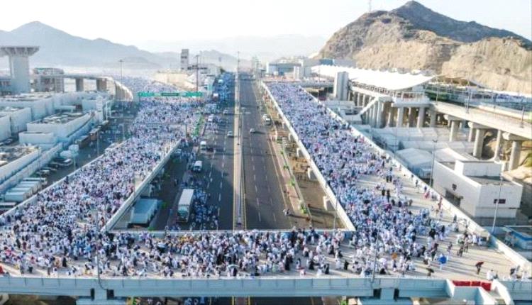 أكثر من 1.5 مليون حاج يتجهون إلى مشعر منى مع انطلاق يوم التروية
