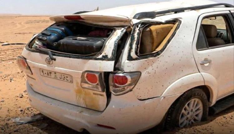 حادث مروع على طريق العبر–صافر يودي بحياة مغتربين يمنيين قادمين من السعودية