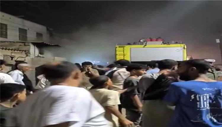 حريق يلتهم منزلًا في البريقة دون وقوع إصابات