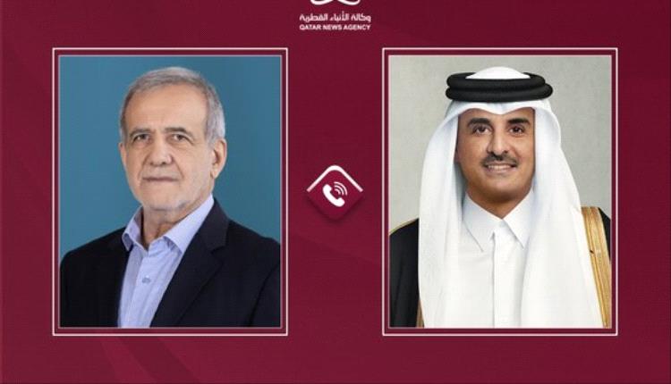 أمير قطر يحث إيران على تعزيز الحوار واستمرار التفاوض