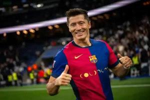ليفاندوفسكي يعلن رحيله عن برشلونة نهاية الموسم الحالي
