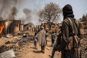 مسلحون يخطفون 42 طفلا من قرية جنوب نيجيريا